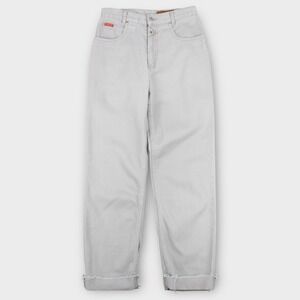 Lawman Western Jeans Womens 7 Gray High Rise‎ Button Detail Cowboy Rodeo Vintage